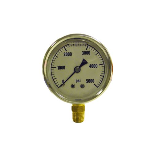 AR0-6000 Pressure Gauge 0-6000 PSI | Safety & Diagnostic Gauge