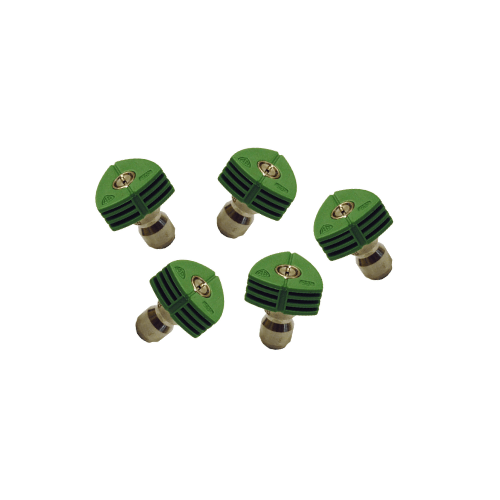 NZMQC5P-2504 — Set of five 2504 QC spray nozzles for pressure washers