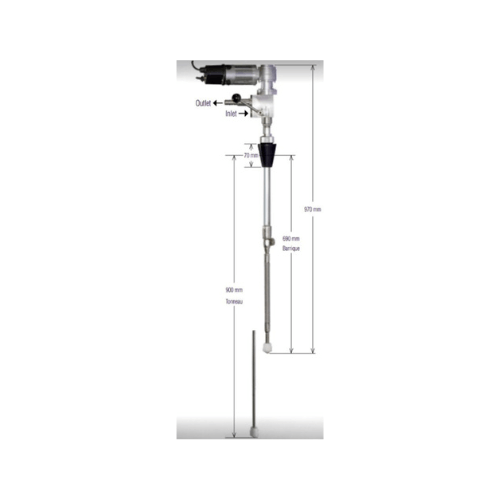 ROTOSH/R Rotary Jet Tank Cleaner | Rigid Suction 12V - Image 2