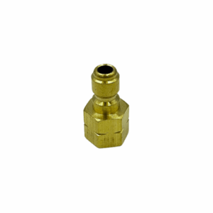 AR AL-PLUG1/4BRASS — 1/4 in Female Quick-Connect Plug, Brass
