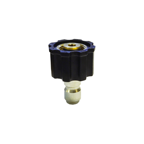 AR AL557-B — Fitting, M22 to 3/8 in QC Plug Adapter, Brass (M22)