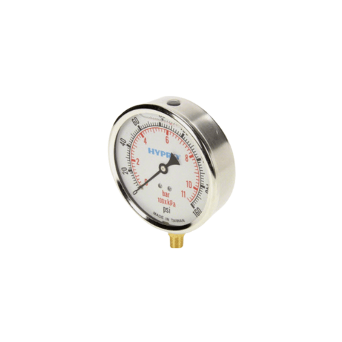 AR North America AR0-160 — Analog Pressure Gauge, Range 0–160 PSI