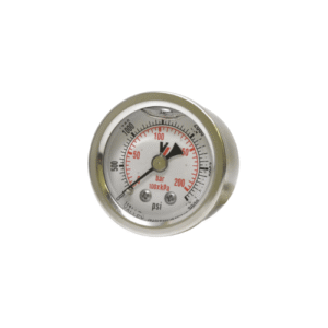 AR North America AR0-3000B — Pressure Gauge, 0–3,000 PSI Rear Mt.