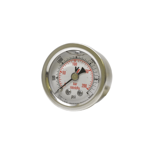 AR North America AR0-3000B — Pressure Gauge, 0–3,000 PSI Rear Mt.