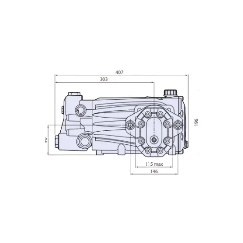 HYD-RTX70 Hydraulic Motor Pump | RTX70 Series - Image 3